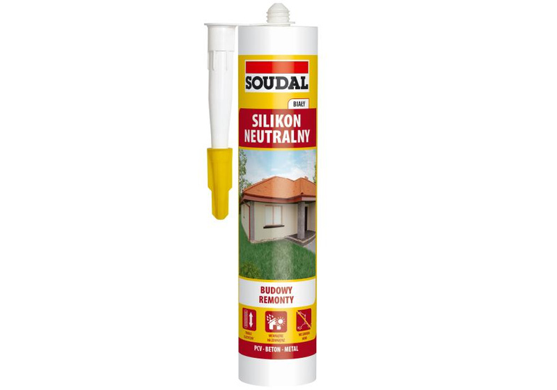 SOUDAL Silikon neutralny biały 280 mL (SKU)