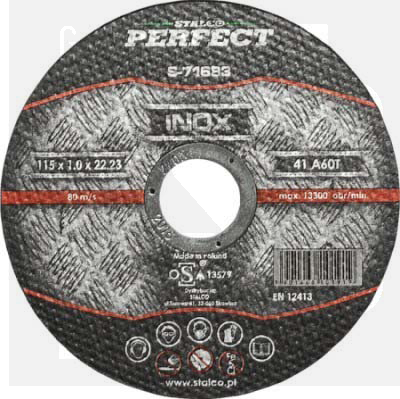STALCO TARCZA DO NIERDZEWKI  125x1,0  PERFECT  S-71685