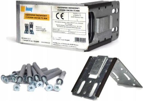KNAUF Kątownik drzwiowy z uchem 99 mm komplet 4 szt. + 10 kołków, 3456