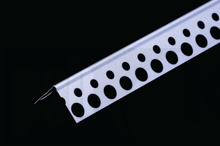 Narożnik Aluminiowy Perforowany 23x23 mm POL-MET | Profil do Suchej Zabudowy i Tynków 2,5 mb