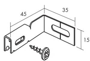 Ecophon Connect moc. ścienne profila T (op.25szt.) 26300824