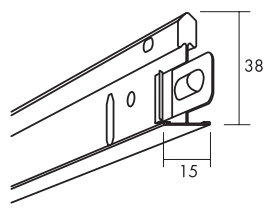 Ecophon Connect profil główny T15 3700 mm 16 szt./op.