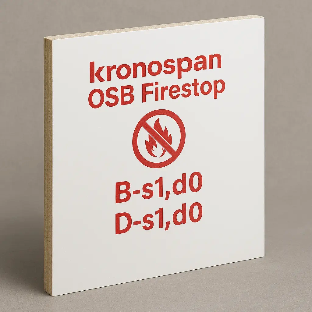 płyta "KRONOSPAN" OSB16ECOPY gr.16mm 1250x2500mm. STOPFIRE niezapalna