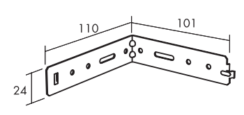 Ecophon Connect  łącznik kątowy   (op.   20 szt)