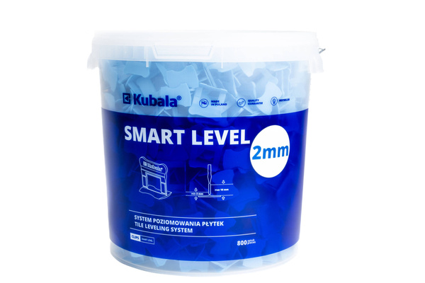 SMART LEVEL klipsy 2.0mm 800 szt. + wiadro 20L