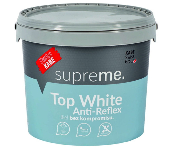 FARBY KABE TOP WHITE ANTI-REFLEX  op. 10L