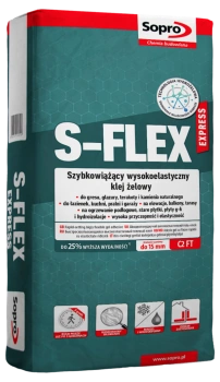SOPRO  203_S-FLEX EXPR. KLEJ ŻEL. BAG 22,5 kg