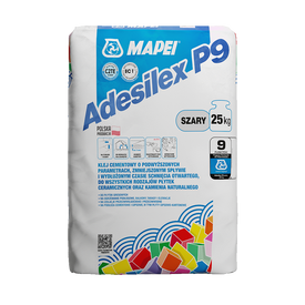 MAPEI Adesilex P9 Zero szary Uniwersalny klej elastyczny op. 25kg     pal. 50 op. 