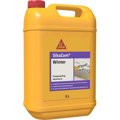 SikaCem Winter – Domieszka przeciwmrozowa do betonu i zapraw (do -10°C), 5kg