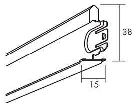 Ecophon Connect profil poprzeczny T15 1200 mm 36 szt./op.