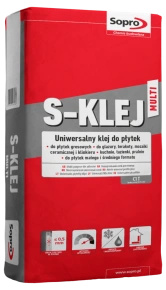 SOPRO S-KLEJ multi Uniwersalny klej do płytek BAG_22,5kg