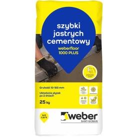 weber.floor 1000 PLUS posadzka cementowa 25 kg