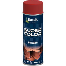BOSTIK SUPER COLOR PRIMER Czerwony 400ml Antykorozyjny lakier podkładowy