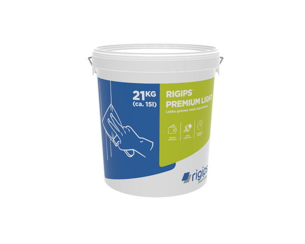 RIGIPS Lekka masa gotowa Premium Light - wiadro 21 kg*