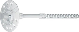 Kołek do izolacji z trzpieniem metalowym 10x140 mm – Opakowanie 250 sztuk (Łącznik do wełny i styropianu)