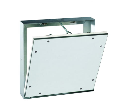 System MW – Aluminiowa klapa rewizyjna do ścian i sufitów 300 x 300 mm z wkładką GKBI 12,5 mm