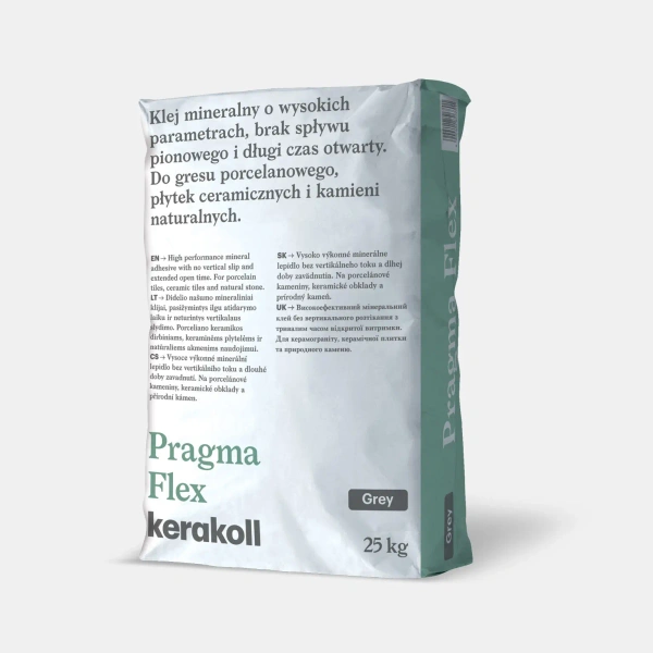 Kerakoll PRAGMA FLEX SZARY 25KG płytka 80x80