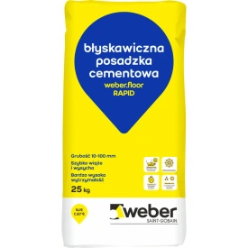 weber.floor RAPID błysk.posadzka cementowa 10-100mm 25kg