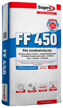 SOPRO FF  wysokoelastyczna zaprawa klejowa 450 22,5kg