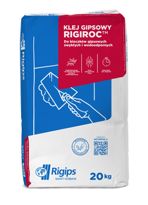 RIGIPS Klej gipsowy Rigiroc - worek 20 kg klej do bloczków
