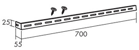 Ecophon Connect mocowanie profila dystansowego  (op.10 szt.)