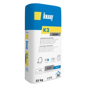 KNAUF Elastyczny klej do płytek K2 szary  25 kg
