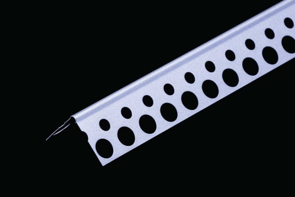 Narożnik Aluminiowy Perforowany 23x23 mm POL-MET dł. 3 m | Profil do Suchej Zabudowy i Tynków