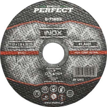 STALCO TARCZA DO NIERDZEWKI  125x1,0  PERFECT  S-71685