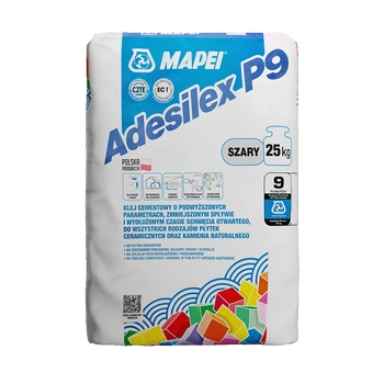 MAPEI Adesilex P9 Zero szary Uniwersalny klej elastyczny op. 25kg     pal. 50 op. 