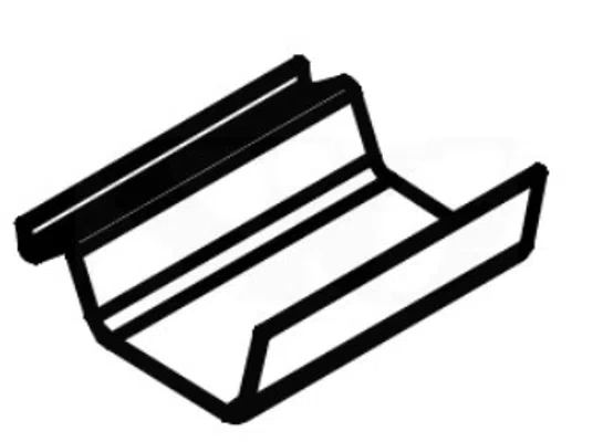 KCS-sprężynka dociskowa do płyt docinanych NR 686305 op.100szt /do Clip-In/ (d.Armstr.BPM311081)