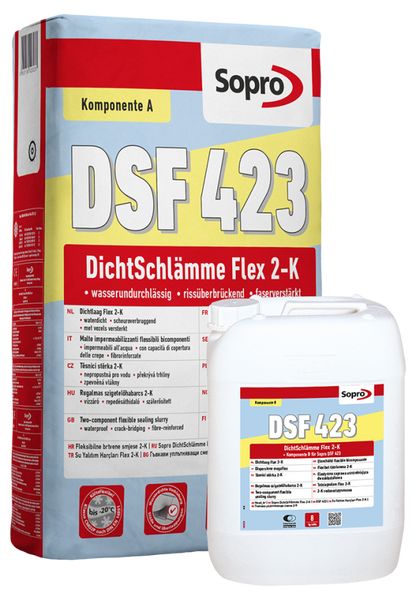 SOPRO DSF Zaprawa uszczelniająca elastyczna 423 (KOMP.A) 24KG