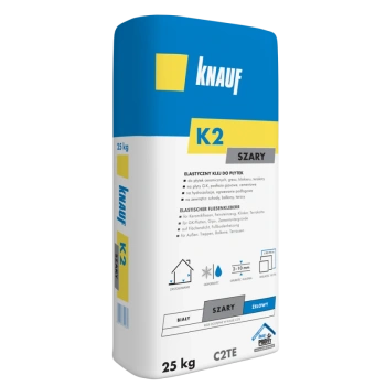 KNAUF Elastyczny klej do płytek K2 szary  25 kg
