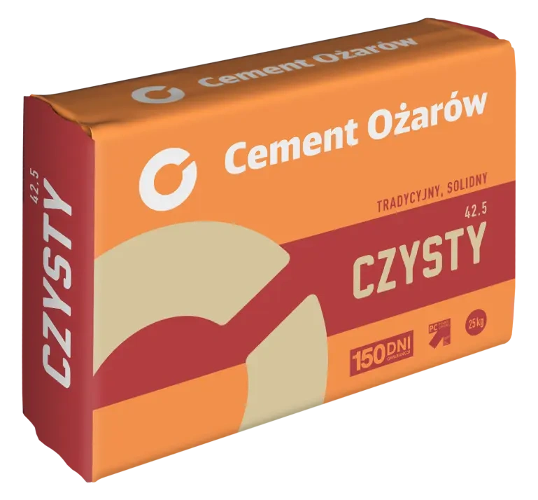 Cement Ożarów Czysty CEM II/A-LL 42,5 R | 25kg – Cement Portlandzki Wapienny