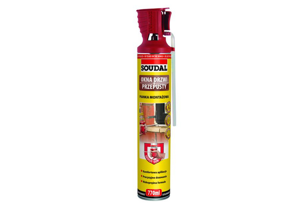 SOUDAL Piana montażowa 770ml 2016 GG wężyk  (SKU)
