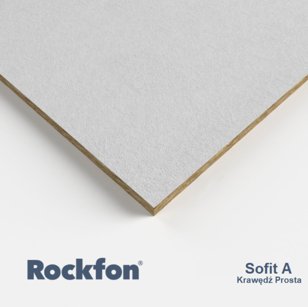 ROCKFON - płytka z wełny miner. SOFIT 0,65 A15/24 15x600x600 pal 115,2m2 (10kart) 274214