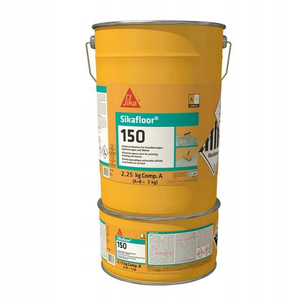 Sikafloor-150 – Uniwersalna żywica gruntująca i podkładowa (A+B), Bezbarwna 2,5kg+0,5kg (3kg)