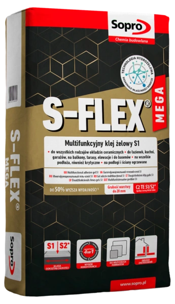 SOPRO  208_S-FLEX MEGA Wysokoelastyczny klej żelowy 22,5 kg