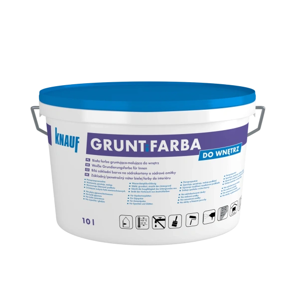 KNAUF GRUNT i FARBA farba gruntująca 10 L