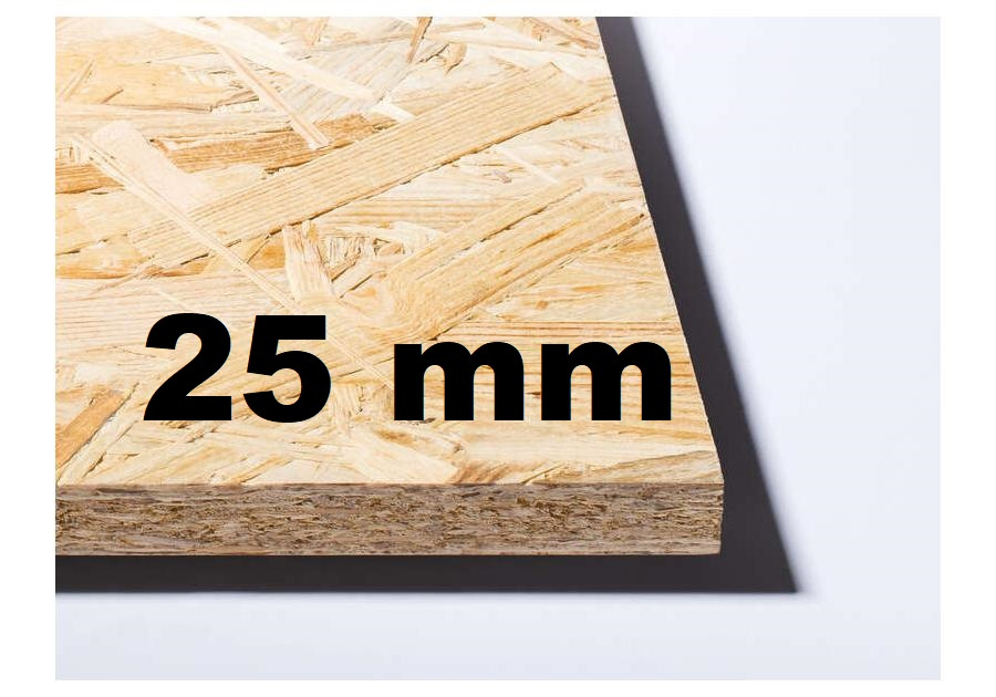 płyta SWISSKRONO/KRONOPOL OSB 3 gr.25mm szer.1250x2500mm pal. 118,75m2 (38szt.) (SKU)