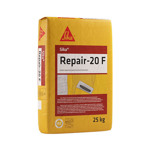 Sika Repair-20 F – Beton naprawczy do konstrukcji żelbetowych, warstwa 4-40 mm, 25kg
