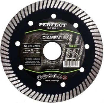 STALCO TARCZA DIAMENTOWA 180mm TURBO  "PERFECT"  S-71973