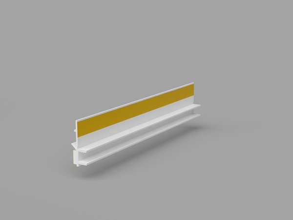 Listwa przyokienna z uszczelką BELLA PLAST BP12 (9mm/6mm) L-150 – Profil dylatacyjny okienny PVC (1,5 m)
