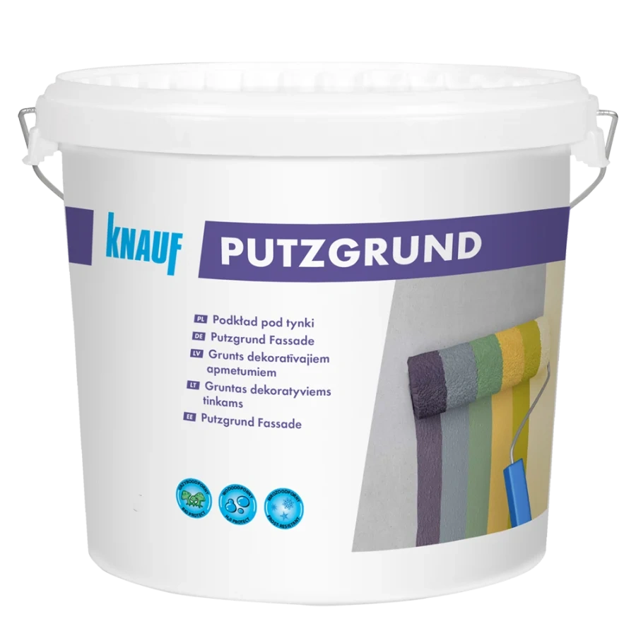 KNAUF Putzgrund 20 kg podkład pod tynki strukturalne do wnętrz i na elewacje, pal. ma 24, 68668