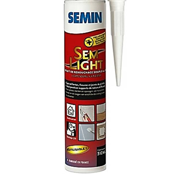 Lekka gotowa masa szpachlowa SEMIN SEM-LIGHT – kartusz 310 ml