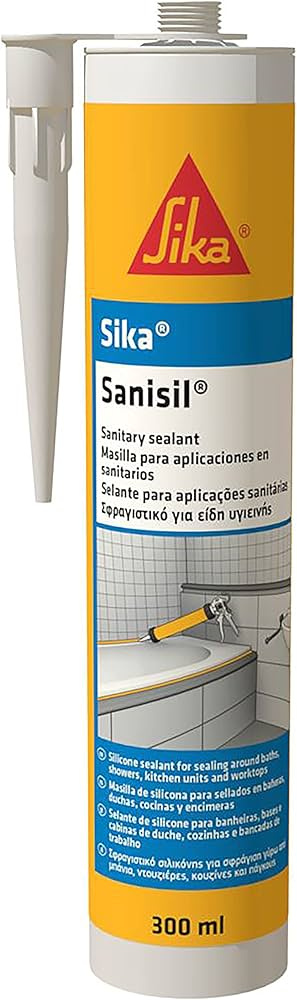 Sika Sanisil biały  300ml masa uszczelniająca