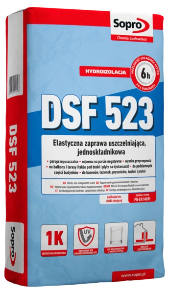 SOPRO DSF 523 zap. usz. elas. jednosk. 20kg