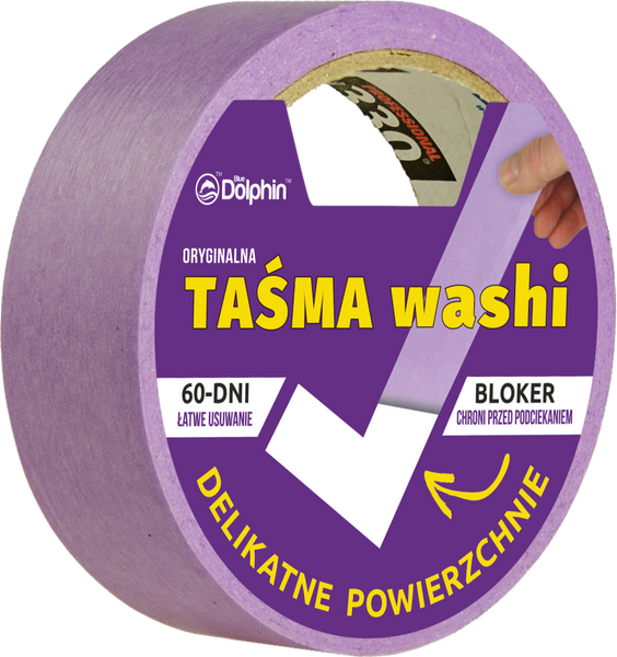 Taśma Washi Delikatne Powierzchnie 29mm x 25m (16)