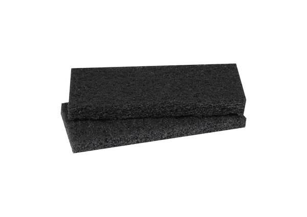 Włóknina czarna 120x250mm - kpl. 2szt.