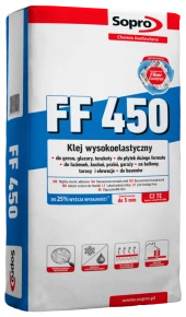 SOPRO FF  wysokoelastyczna zaprawa klejowa 450 22,5kg