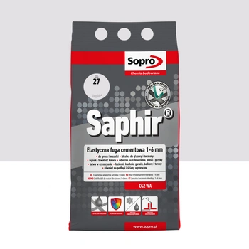 SOPRO 9515A_SAPHIR Elastyczna fuga cementowa 1-6mm PERGAMON 27, 4kg